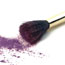 Purple Makeup on Brush