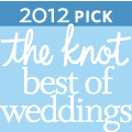 2012 Pick the knot best of weddings badge