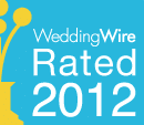 Wedding Wire Rated 2012 badge