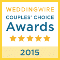 WeddingWire 2015 Couples' Choice Award