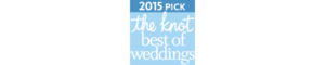 2015 pick the knot best of weddings badge