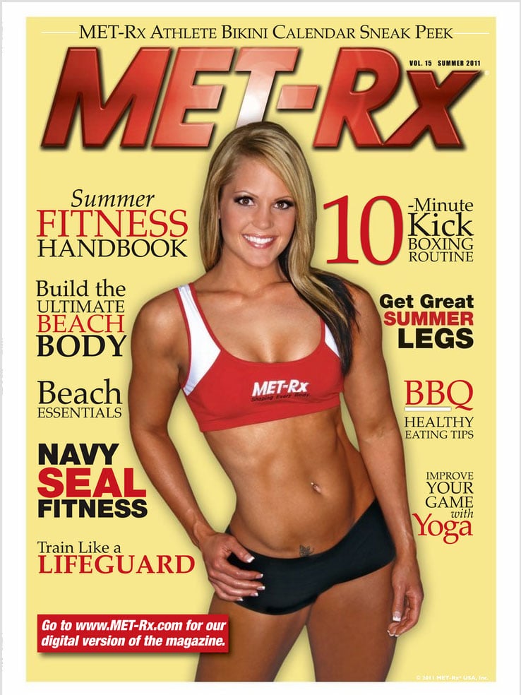 MET-Rx magazine cover photo