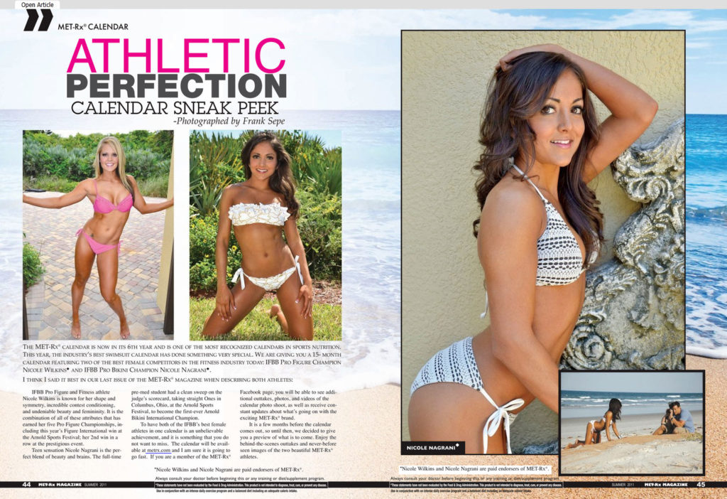 Magazine layout from Athletic Perfection