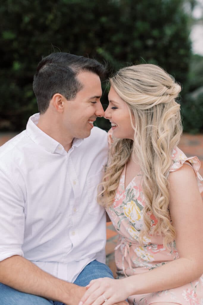 Megan + Shawn Winter Engagement Cypress Grove Estate House Casie Marie Photography-5