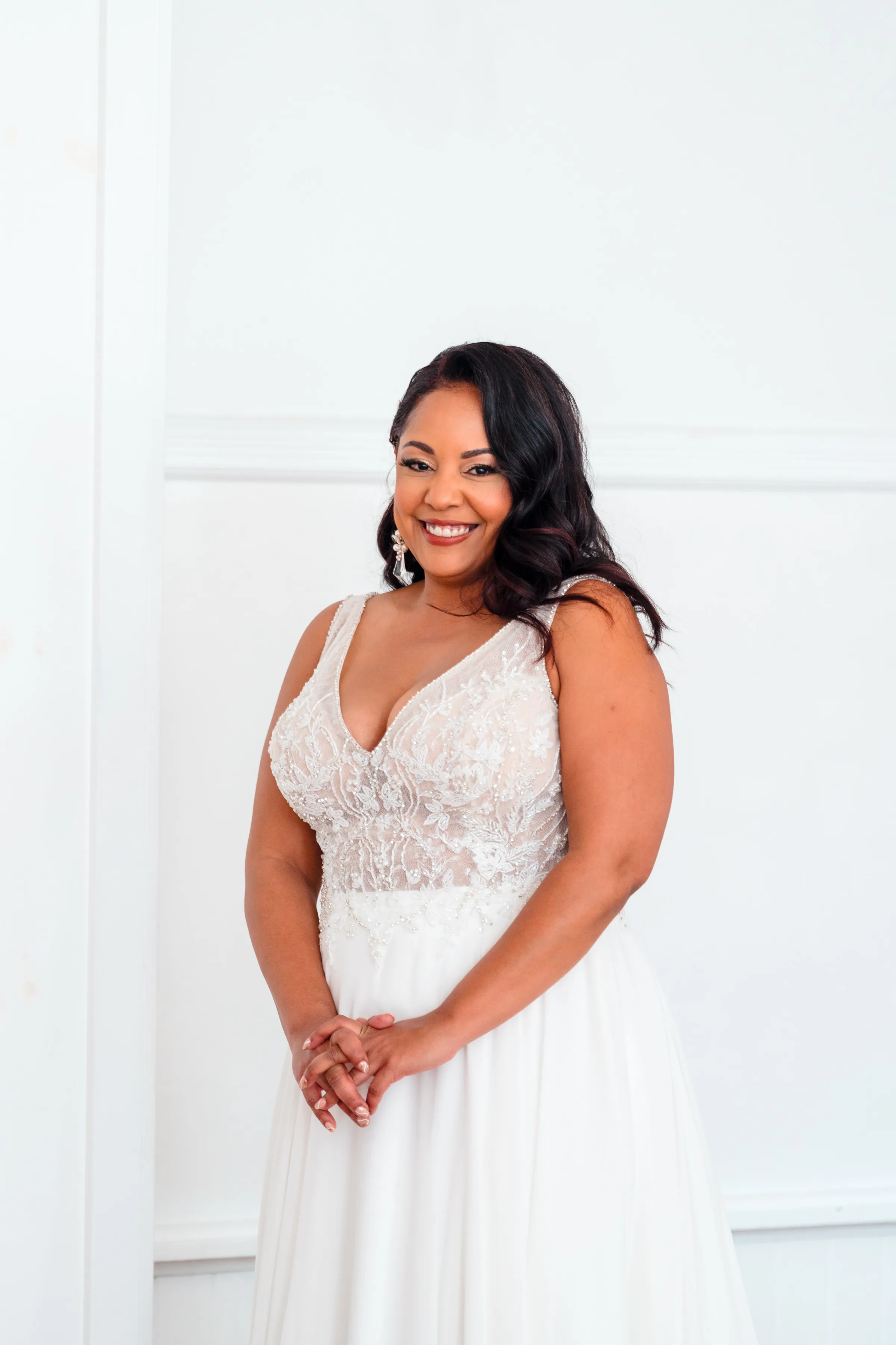 Bride with Beautiful Soft Curls Orlando M3 Beauty - Wedding Makeup and Hair Gallery Bride with Beautiful Soft Curls Orlando M3 Beauty