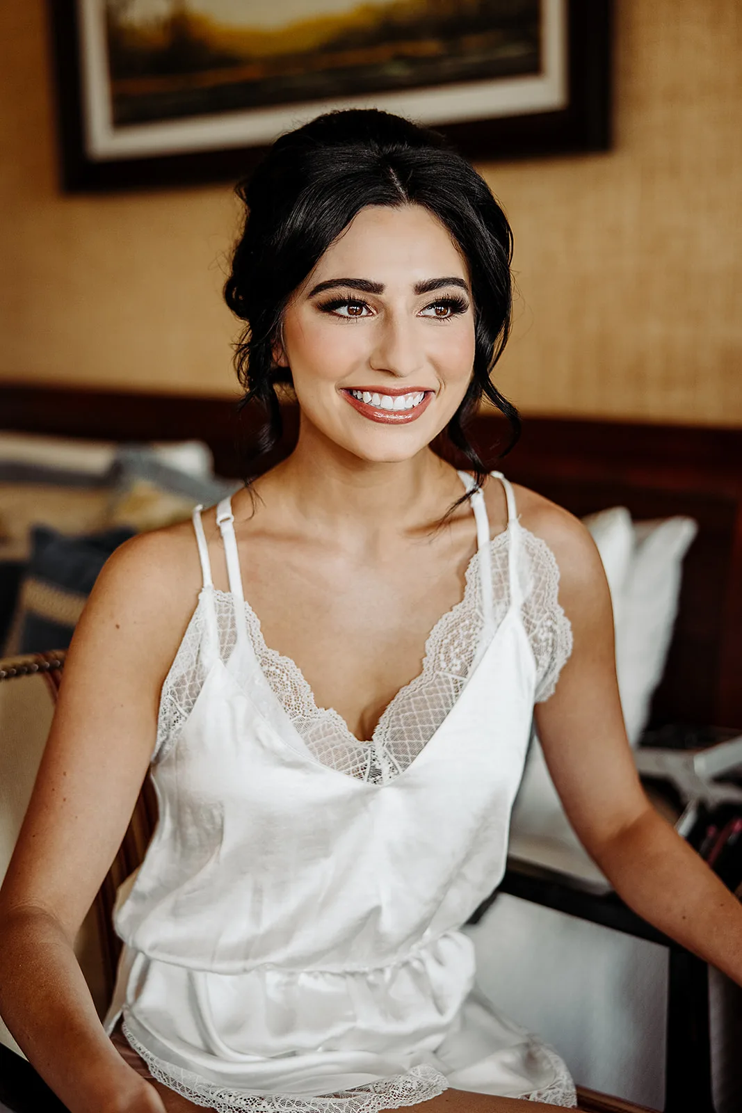 Bride with Fantastic Dramatic Makeup Central Florida M3 Beauty - Wedding Makeup and Hair Gallery Bride with Fantastic Dramatic Makeup Central Florida M3 Beauty